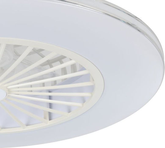 Eglo Lovisca Deckenleuchte 55cm mit Leuchte Weiß
