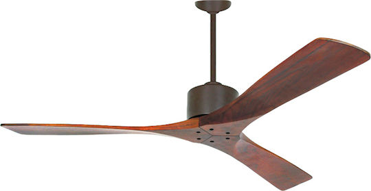 Zambelis Lights Ceiling Fan 132cm Brown