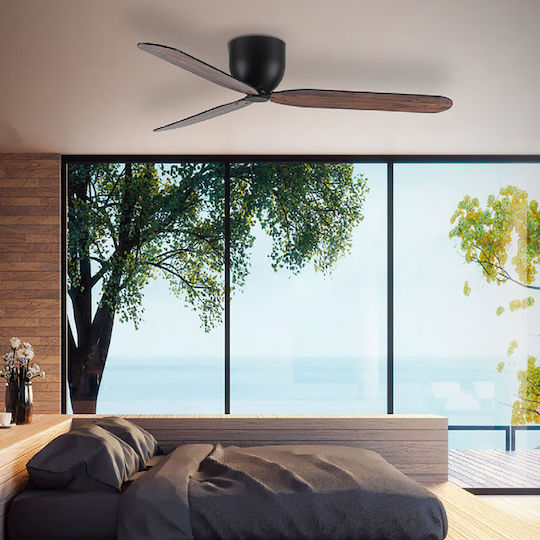 Luma Deckenventilator 117cm Braun / Schwarz