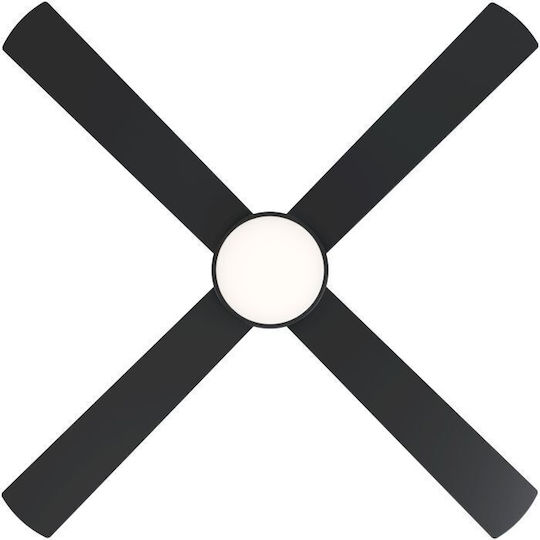 Eglo Trinidad Deckenventilator 122cm mit Leuchte Schwarz