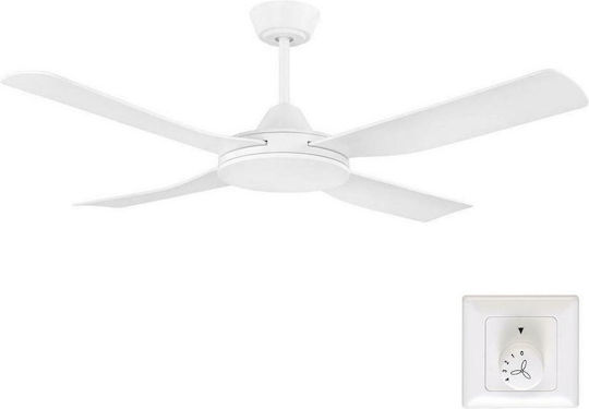 Eglo Bondi 48 Ventilator De Tavan 122cm Alb