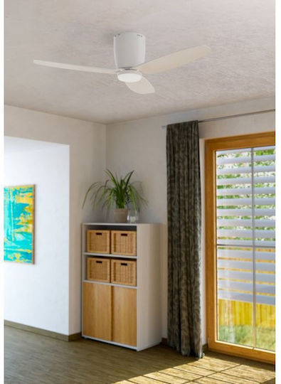 Eglo Bavaro Deckenventilator 112cm mit Leuchte Weiß