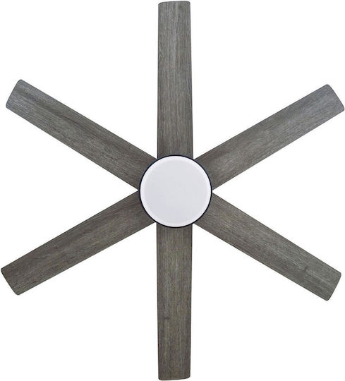 Hunter Arete Deckenventilator 132cm mit Leuchte Matteschwarz