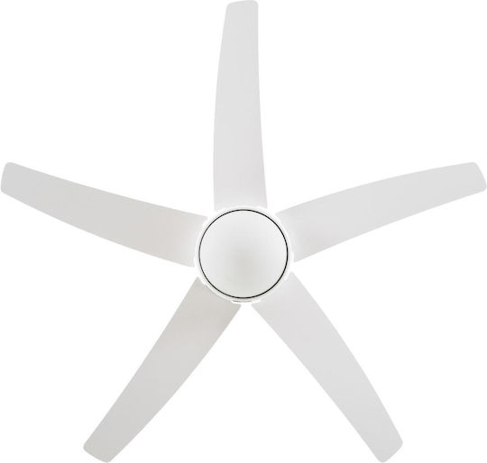Hunter Bernard Ceiling Fan 132cm with Light Fixture White