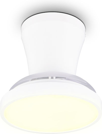 Trio Lighting Moss Deckenventilator 41cm mit Leuchte Weiß