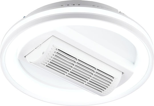 Trio Lighting Kurula Πλαφονιέρα 48cm με Φως Λευκή