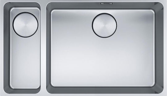Franke Mythos Myx 160-50-16 Undermount Right Inox Kitchen Sink 55.5x43cm Silver Franke Mythos Myx 160-50-16 Undermount Right Inox Kitchen Sink 55.5x43cm Silver