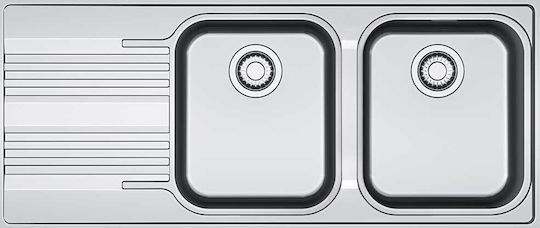 Franke Srx 621 1010454910 Drop-In Мивка Ляв Inox Ш116xД50см Сребрист