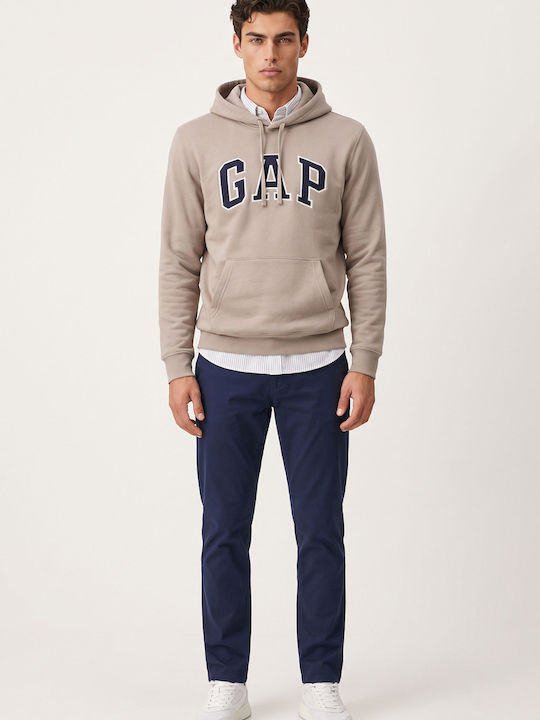 Sweatshirt with Hood Brown
