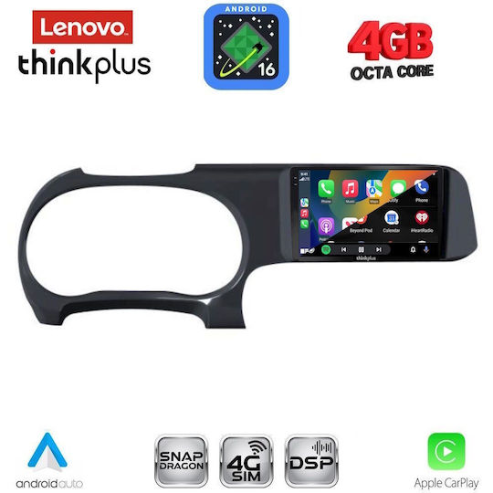 Lenovo Car Audio System for Hyundai i10 2020-2026 Bluetooth USB WiFi GPS Apple CarPlay Android Auto with 9" Touch Screen