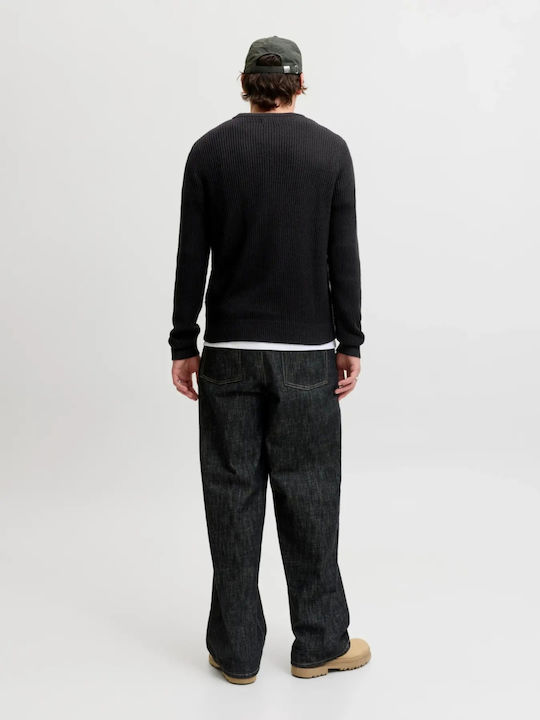 Crew Neck Πουλόβερ Μακρυμάνικο Black