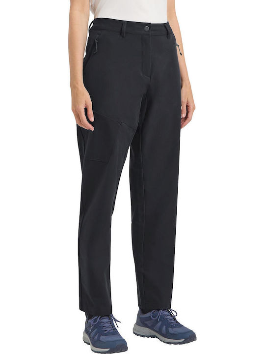 Jack Wolfskin Pico Trail Pantaloni lungi de drumeție pentru femei Negru