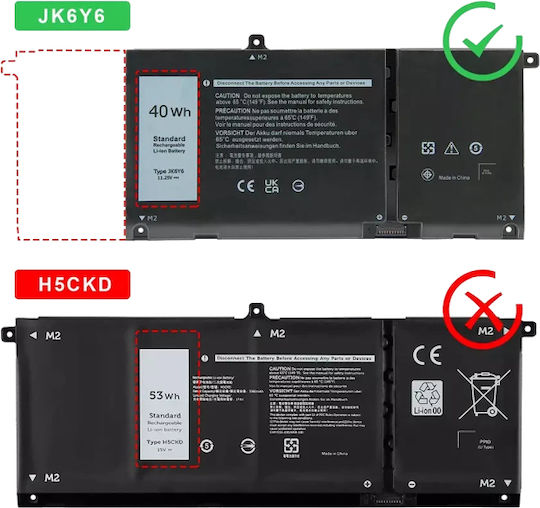 Baterie Compatibilă pentru Dell Dell Laptop Battery Txd03