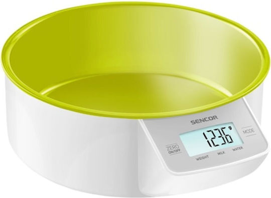 Sencor SKS 4004 Дигитална Кухненска Везна С Контейнер До 5кг Зелен
