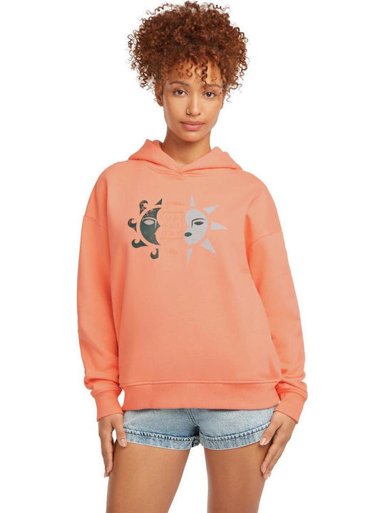 Women's Hooded Sweatshirt Orange