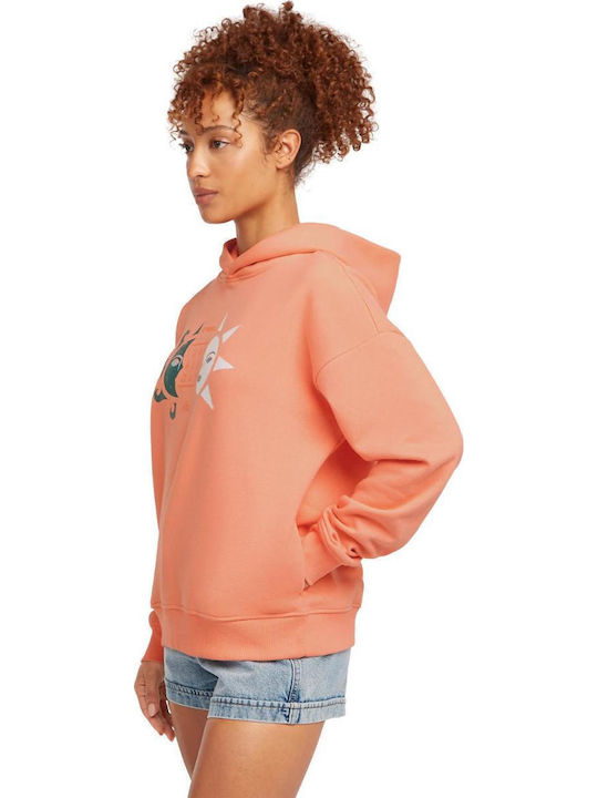 Women's Hooded Sweatshirt Orange