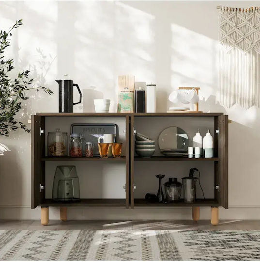 SteweHome Konsolentisch Holz Braun M120xB30xH73cm