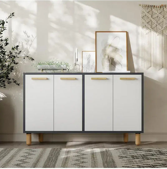 SteweHome Konsolentisch Holz Braun M120xB30xH73cm