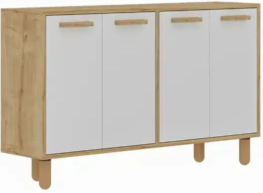 Wooden Brown Console L120xW30xH73cm