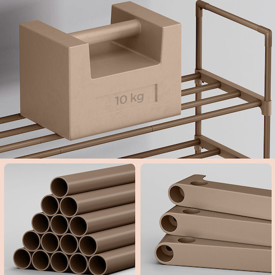 Plastik Schuhorganisator 92x30x55cm