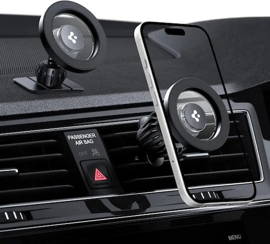 Spigen Suport Auto pentru Telefon cu Magnet Negru