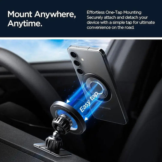 Spigen Suport Auto pentru Telefon cu Magnet Negru