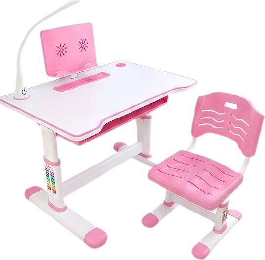Kinder Tische Set mit Rosa Stühlen Kinder Tische Set mit Rosa Stühlen