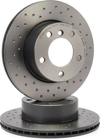 Brembo Xtra Bremsscheibe Auto Vorderseite Belüftet Ø284mm 1 Stück