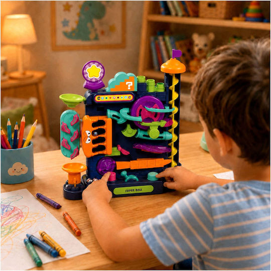 Construction Toy Plastic Manual Dexterity Track – Multicolored Adventure Marble Run for Children 3+ Years