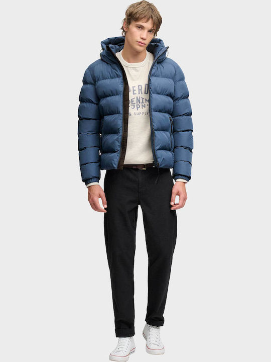 Спортно яке Puffer Светлосин