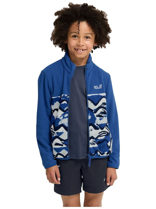 Polar Bluze și Hanorace Pentru Copii Cardigan Cu Buzunare Albastru