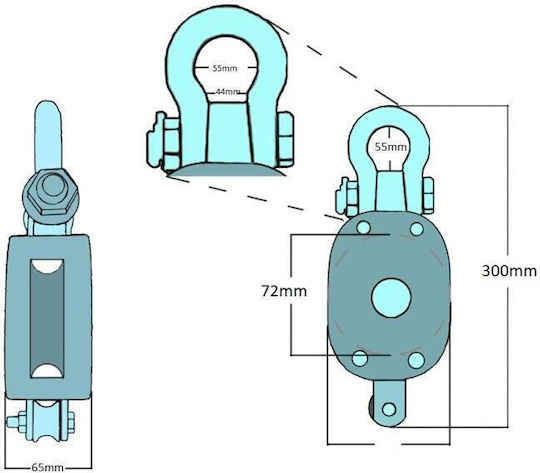 Wooden Single Pulley 5