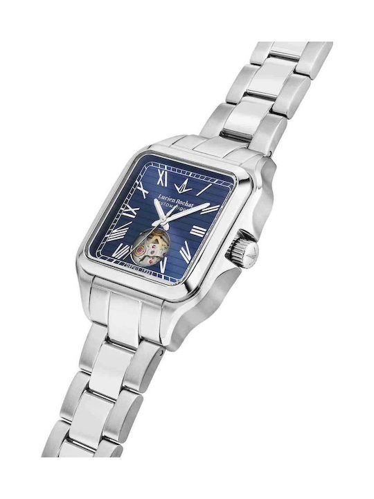 Men's Automatic Watch with Silver Stainless Steel Bracelet