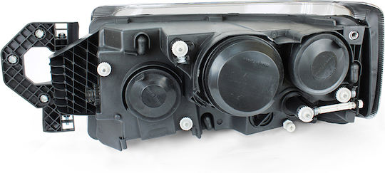 Headlight Right Renault Premium Ii 2007-2014 Manual Adjustment Black Frame Black Frame 505718