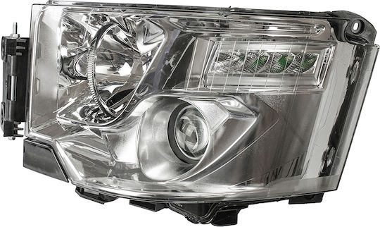 Ляв Преден Фар Renault Premium T Series 2014+ Електрическо Регулиране Led Drl + Park 505799