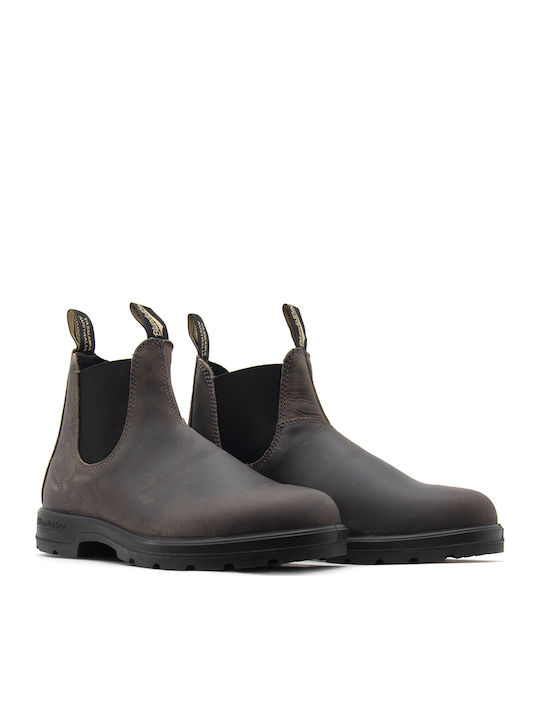 Leather Women's Chelsea Ankle Boots Brown