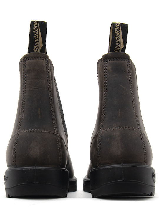 Leather Women's Chelsea Ankle Boots Brown