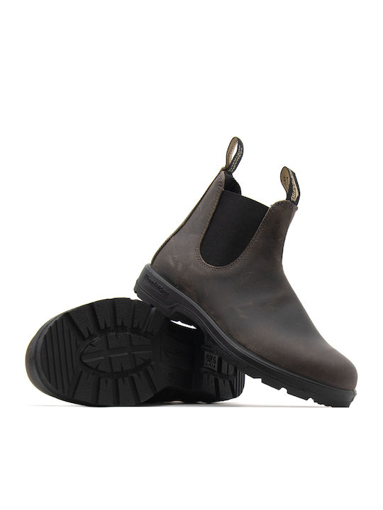 Leather Women's Chelsea Ankle Boots Brown