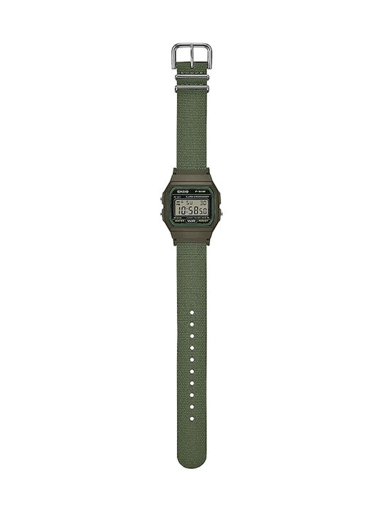 Casio Ceas Femei Digital Cronograf Cu Baterie Cu Curea Textilă Verde