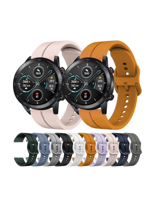 Gummi-Armband Weiß 42mm
