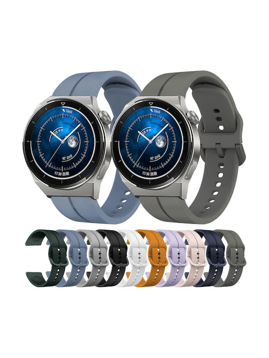 Gummi-Armband Weiß 43mm