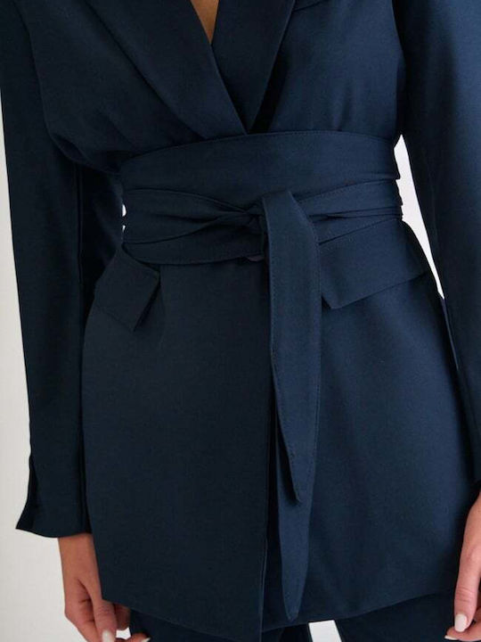 Women's Dark Blue Set with Trousers