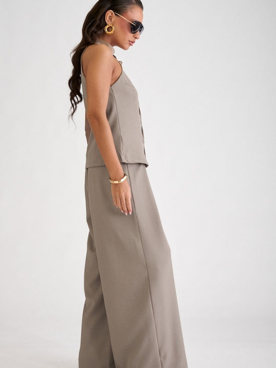 Women's Dark Beige Kit with Trousers