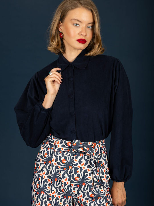 Long Sleeve Women's Shirt Blue