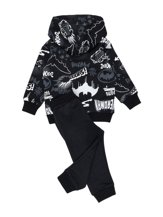 Kids Sweatpants Set Black