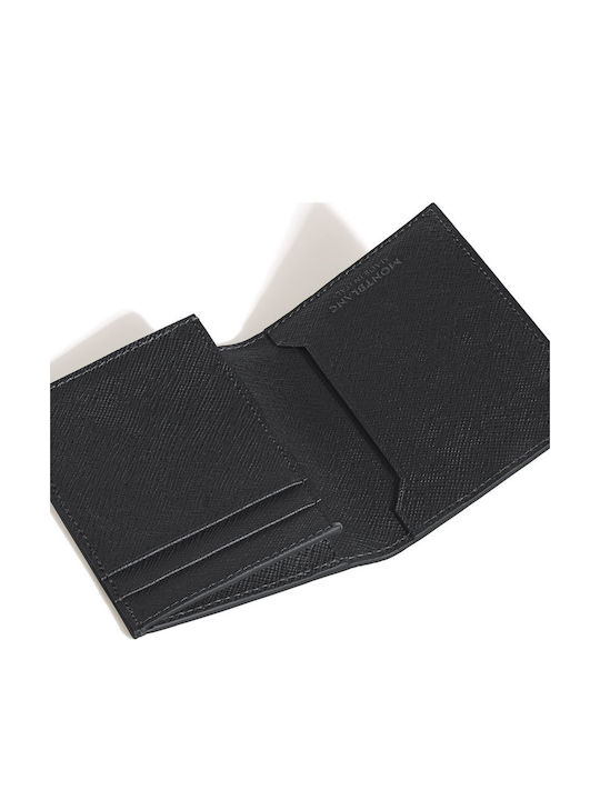 Sartorial Leather Men's Card Wallet Black