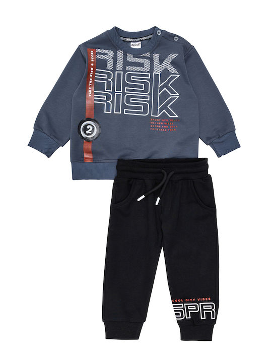 Kids Sweatpants Set Black