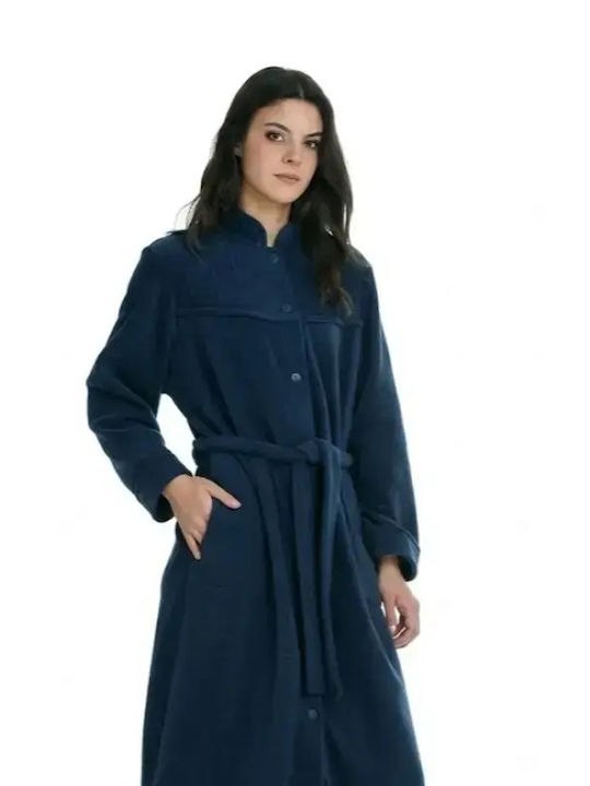Primavera Winter Women's Robe Blue Blue