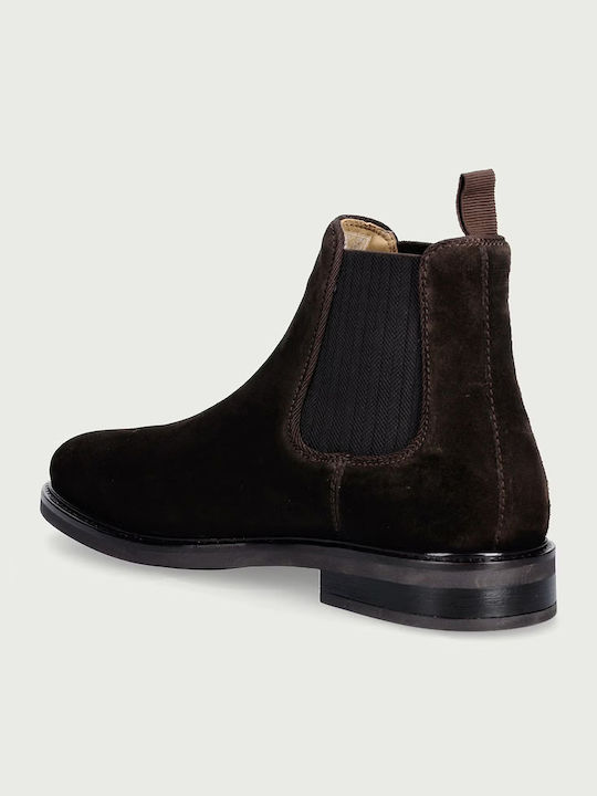 Suede Chelsea Herrenstiefel Braun