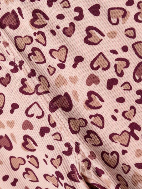 Kinderbekleidungsset mit Leggings Winter 2Stücke Lila